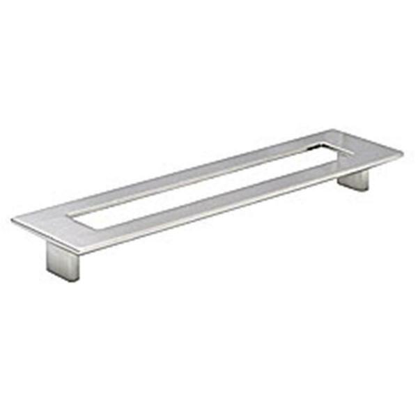 Topex Large Rectangular Pull With Hole 192mm Polished Chrome 8-1070019240